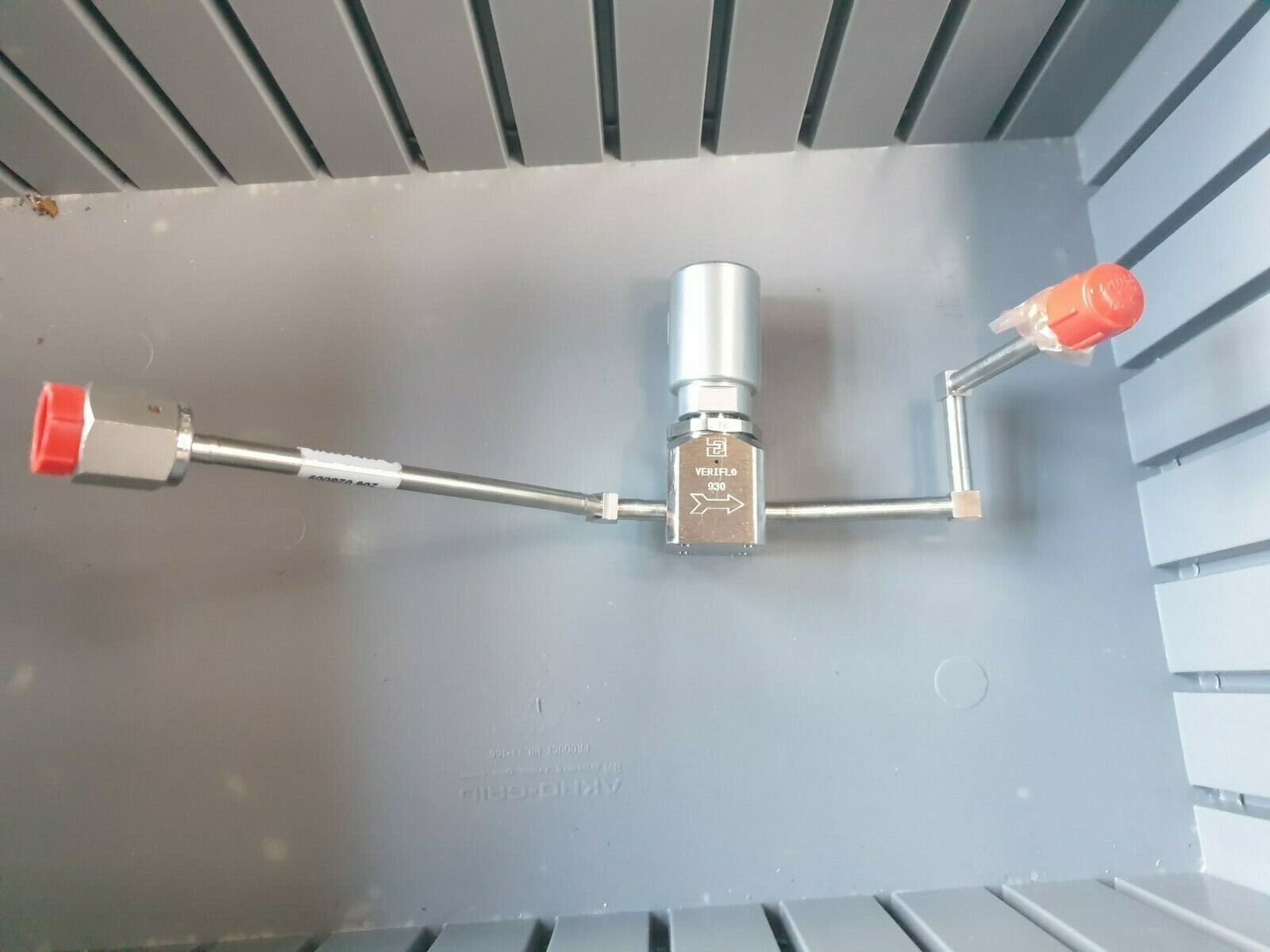 Used VERIFLO  45700207 316L Diaphragm Valve W/ FITTINGS (rbd2.1b5)