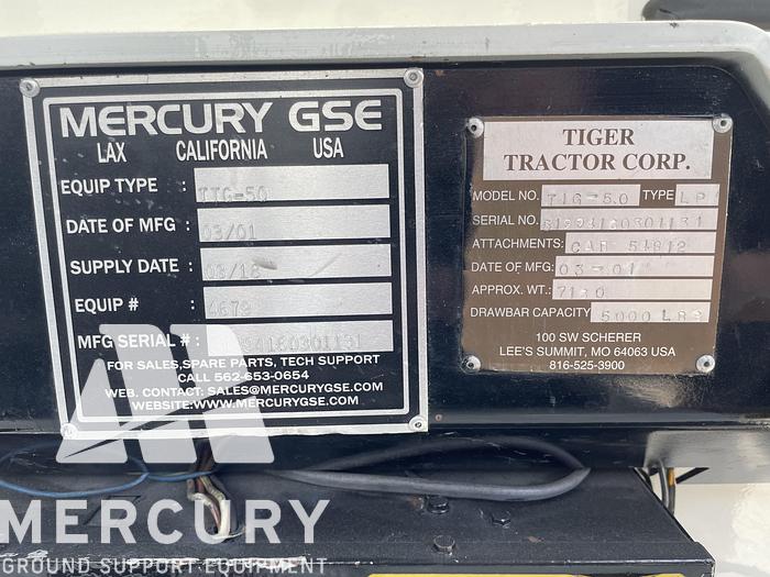 Refurbished 2001 Tiger TIG-50