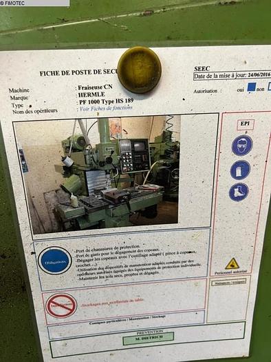 D'occasion 1988 HERMLE fp 1000