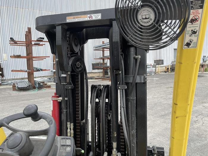 Used 8,000 POUND HYSTER MODEL S80FTBCS MFG. 2013 5,700 HOURS WITH FORKS