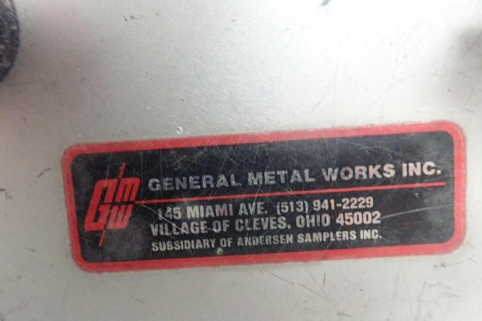 Used General Metal Works PUF 25 Air Sampler Head