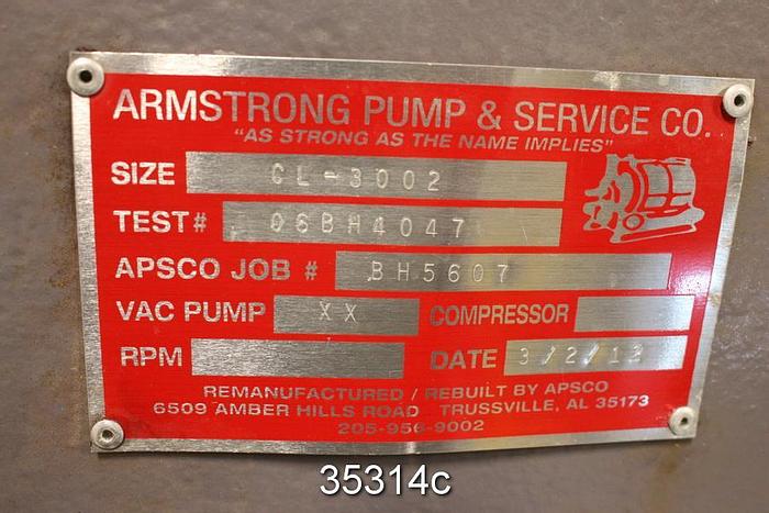 Refurbished Nash CL3002 Vacuum Pump #35314
