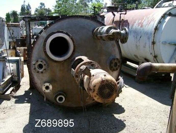 Used Tank, 2,000 Gallon, S/st, 5' X 13'9", 3 HP Agit, PK, #Z689895