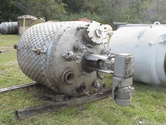 Used 750 GALLON ALLOYFAB REACTOR – T-316 – 50 PSI/150 PSI JACKET