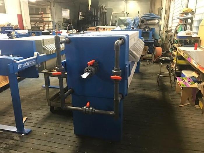 Refurbished 15.5 CU. FT. FILTER PRESS - 800 MM - C.G.R. - RECONDITIONED