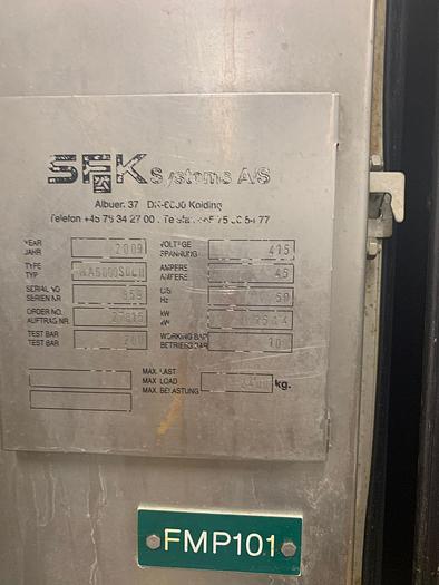 Used 6,000 LITRE VACUUM TUMBLER