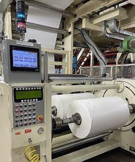 Used 47" (1200mm) WIDE SCHIAVI ALPHA GEARLESS CI PRESS 8 COLOR SOLVENT BASED