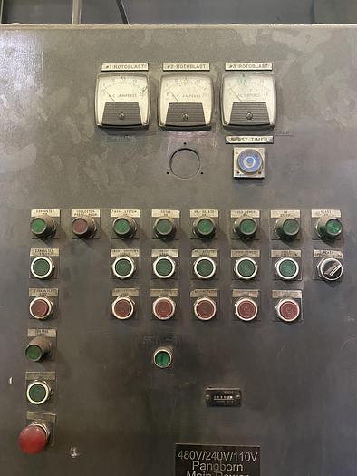 Used PANGBORN MONORAIL SHOT BLAST