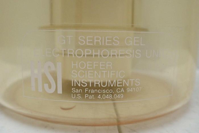 Used Hoefer Scientific HSI GT2 GT Series Gel Electrophoresis Unit w/ Cover & Cords