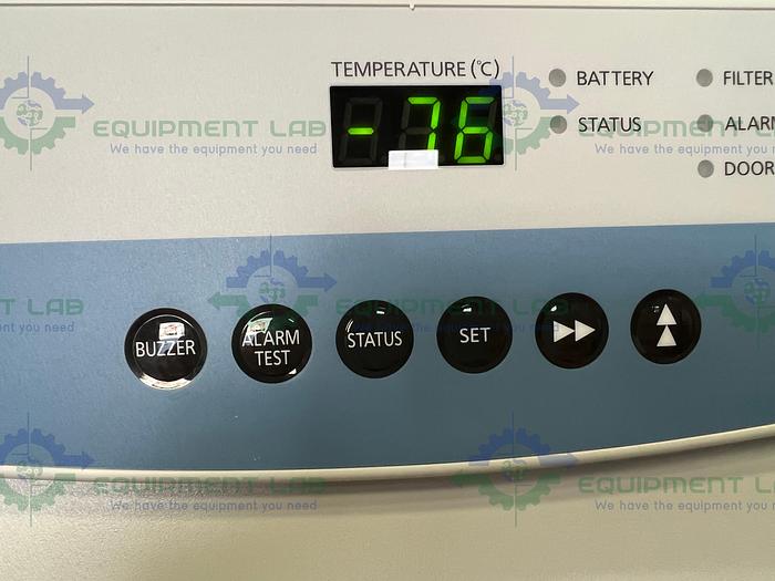 Used Panasonic  MDF-U76VC-PA VIP+ Series -86ºC Ultra Low  Freezer 25.7 Cu. Ft., 220V