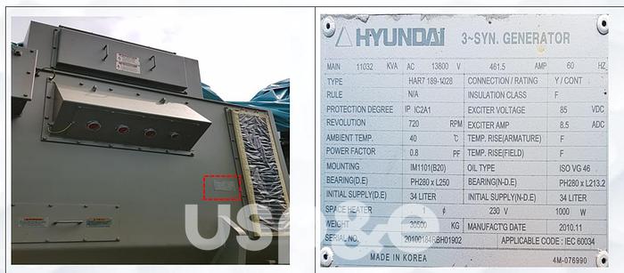 8.6 MW 2011 New MAN STX 18V32/40 HFO Generators