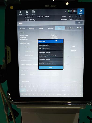 Gebraucht GE Healthcare Ultraschalgerät mit 2 Sonden