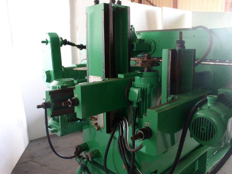 Used 136" SPANEVELLO Double End Tenoner; 6 Heads