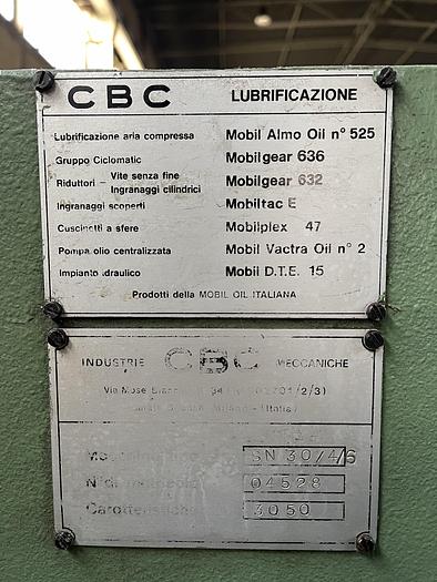 Buone Cesoia a Ghigliottina Meccanica CBC SN 30/4/6