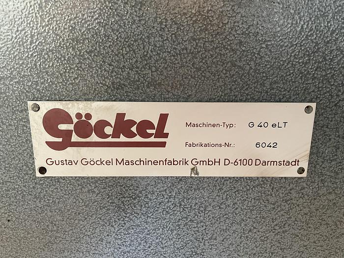 Da sistemare Affilatrice per Lame NC GOCKEL G40 el T