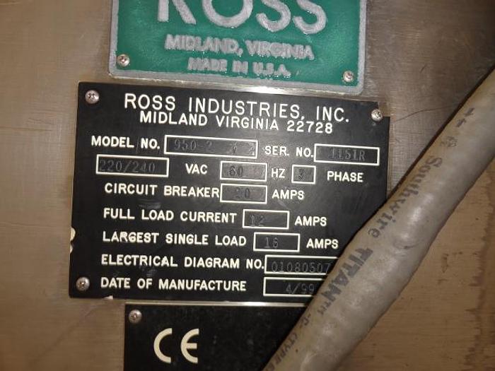 Used Ross Slicer; Md#950-2