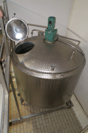 Used AHRENS & BODE 6500l STAINLESS STEEL TANK