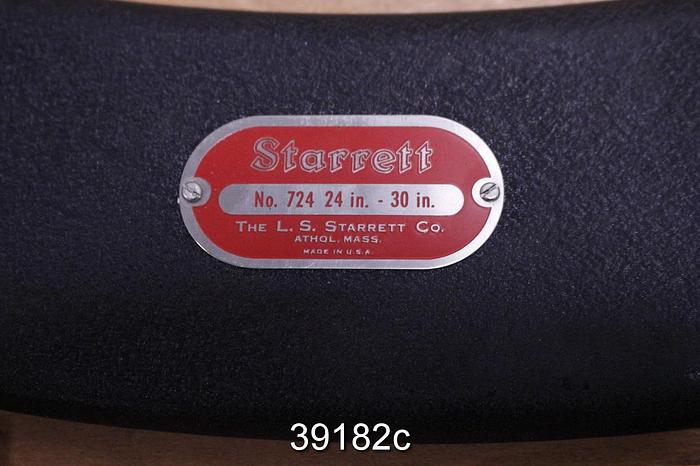 Unused Starrett 24"-30" Micrometer Caliper #39182