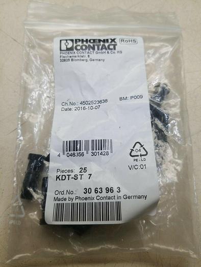 PHOENIX CONTACT KDT-ST 7 - FILLER PLUGS, BLACK