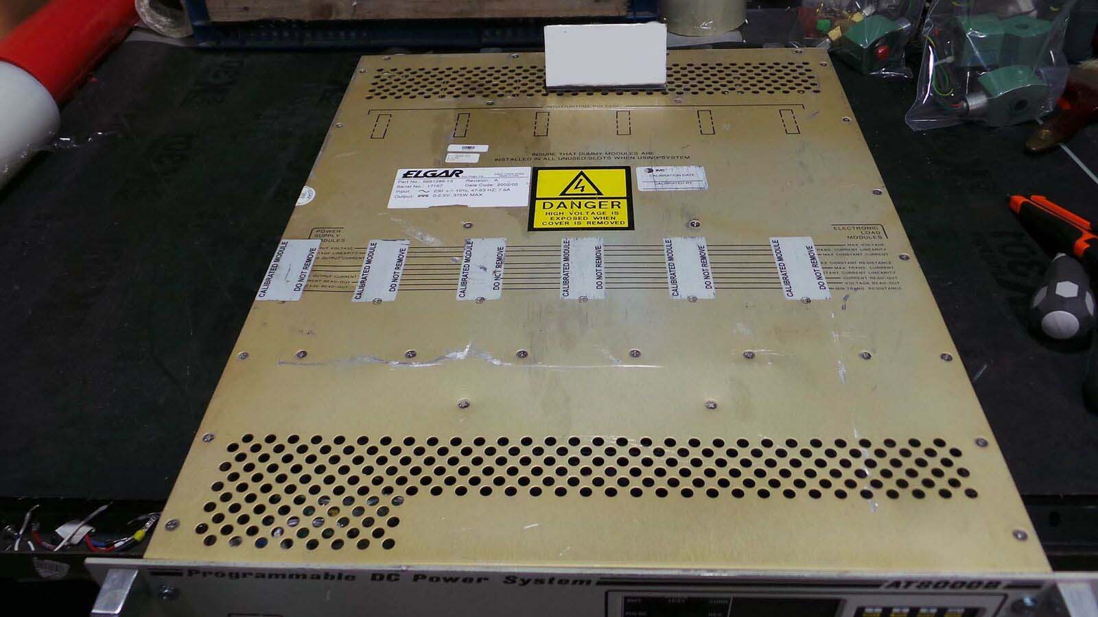 Used Elgar 5691286-13 Programmable Power Supply DC / Rev A / AT8000B / AT8B-01040102-4477 /
