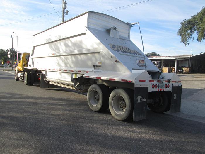 Used 2014 Travis S102 Aluminum Bottom Dump Trailer