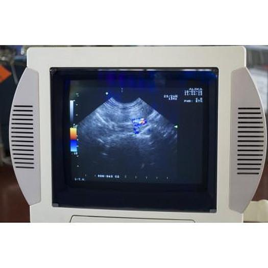 D'occasion ECHOGRAPHE COULEUR DOPPLER ALOKA SSD 1700 DINAVIEW AVEC 3 SONDES