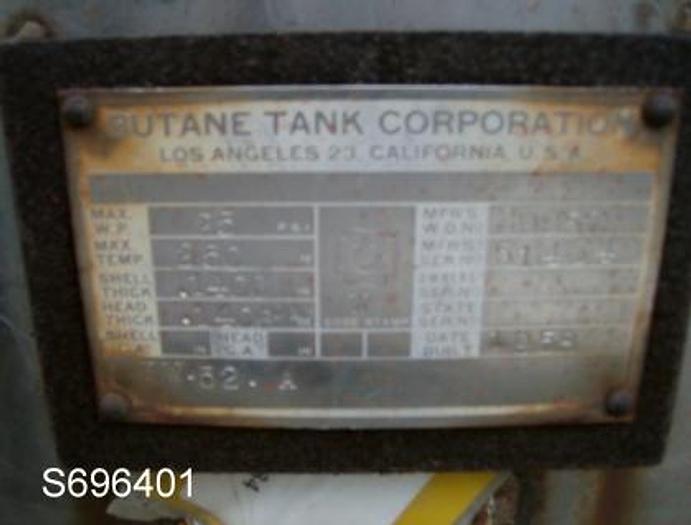Used Tank, 30 Gallon, C/st, 16" X 30", 200 PSI, #S696401