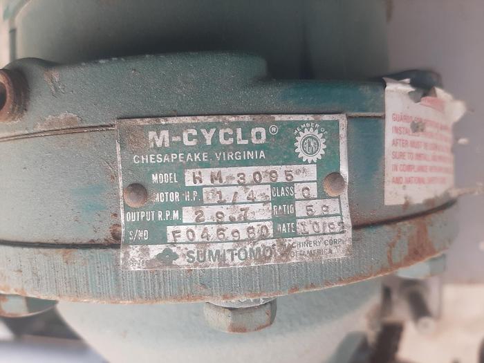 Used Coating Pan, 34", S/st, 1/4 HP, #S741094