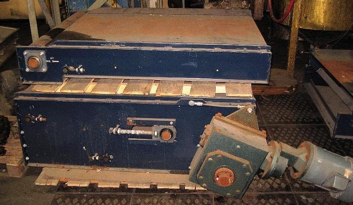 Used Belt Conveyor, Total Length 30 Feet, Uses 36" Wide Belt. Speed 60 Fpm, Drive Is 5 Hp, 460V, 1785 Rpm. #23972