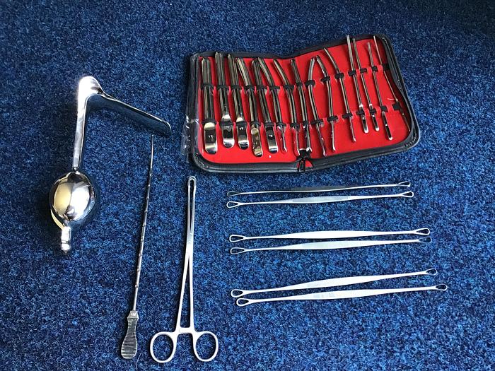 Surgical Instrument Set Dilation and Curettage Basic