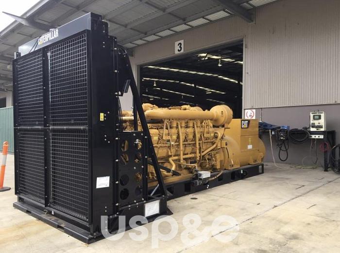 Used 1.6 MW 2011 Used Caterpillar 3516 Diesel Generator Set