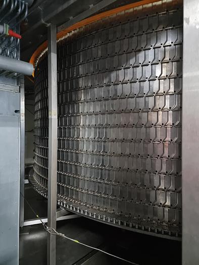 Used FRIGOSCANDIA GYROCOMPACT GCM76-10-29-10 EW CCR SPIRAL FREEZER