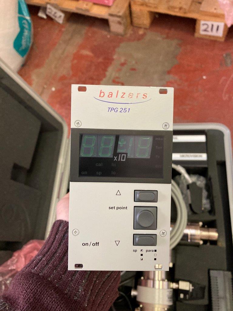 Used Balzers High Vacuum Residual Gas Analyser