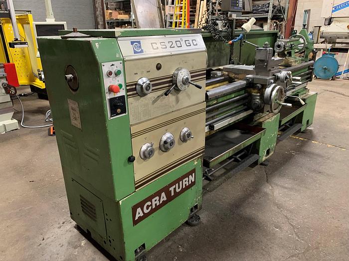 Used 20" X 80" ACRATURN, HEAVY DUTY ENGINE LATHE