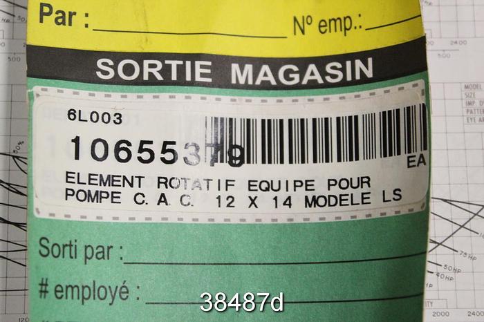 Used Canadian Allis Chalmers 12x14 LS Pump Rotating Assembly #38487