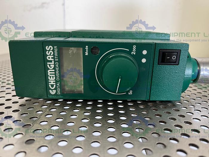 Used Chemglass  Unknown Model Digital Overhead Homaginizer  / Stirrer 2000 RPM