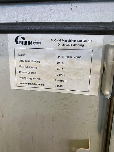 Used Blohm Planomat 612 24" x 48" CNC Horizontal Surface Grinder