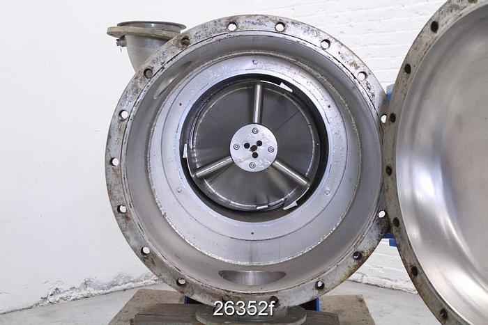 Used Fiberprep DIABOLO-SLOTS Diabolo Slots Detrashing / Tailing Screen, 0.008" Slotted Basket, With Spare Rotor #26352