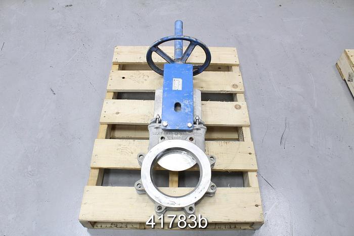 Used Orbinox ET04 8" Hand Operated Knife Gate Valve #41783