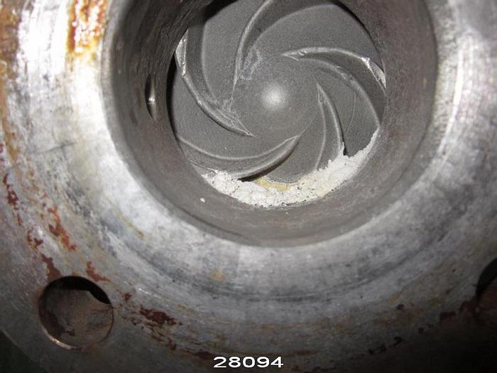 Used Goulds 3196 Pump, 1.5x3x13, 5-Vane Stainless Steel Impeller #28094