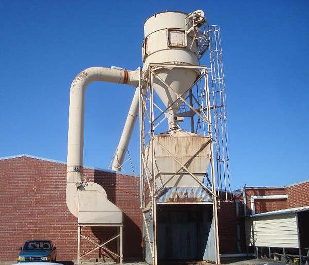 Used BAG-TYPE DUST-COLLECTOR WITH BIN-TRUCK DUMP