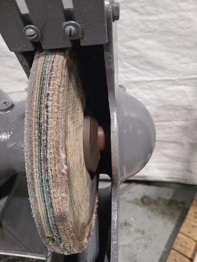 Used Bradford Admiral Double 1 Hp Heavy Duty 10" Grinder Grinding Wheel