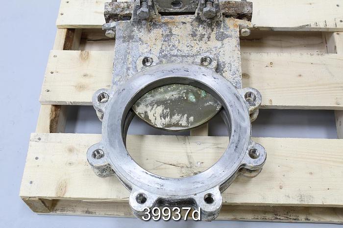 Used Fabri-Valve 8" Air Operated Knife Gate Valve #39937