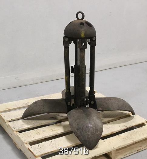 Used Anderson Model C2747 Hydraulic Clamshell Hoist, 42" Diameter (fully open) #36751