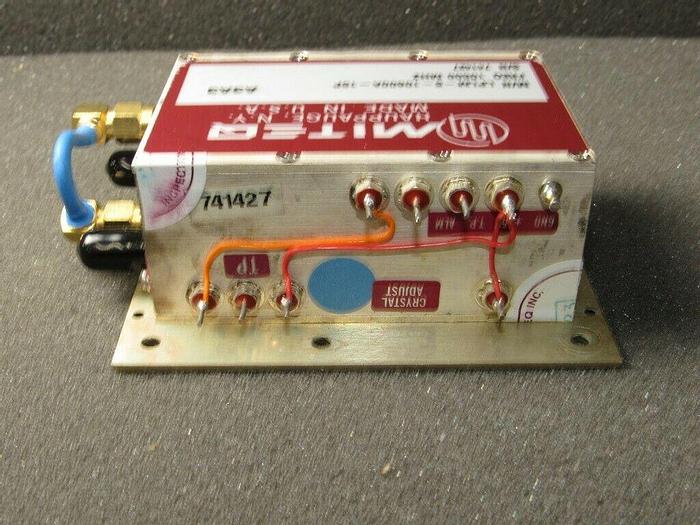 Used MITEQ LPLM-5-10600A-15P FREQ 10600MHZ