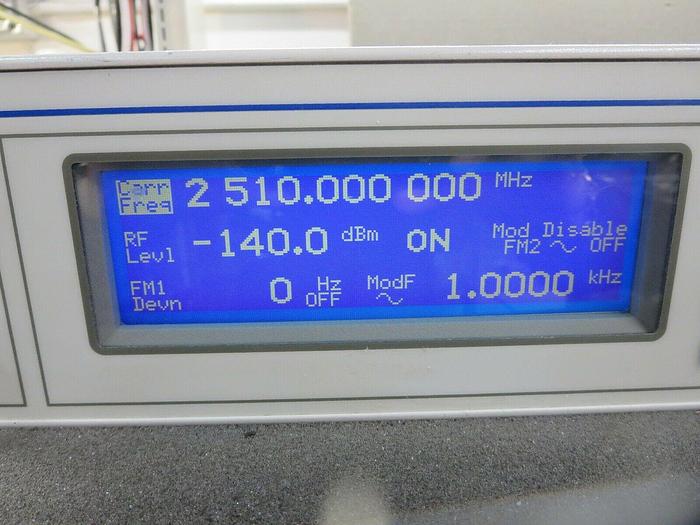 Used IFR, 2025, Signal Generator, 9 Khz 2.51 Ghz, 100240 VAC, Powers