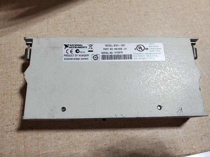 Used National Instruments NI SCXI-1327 High-Voltage Attenuator Terminal Block