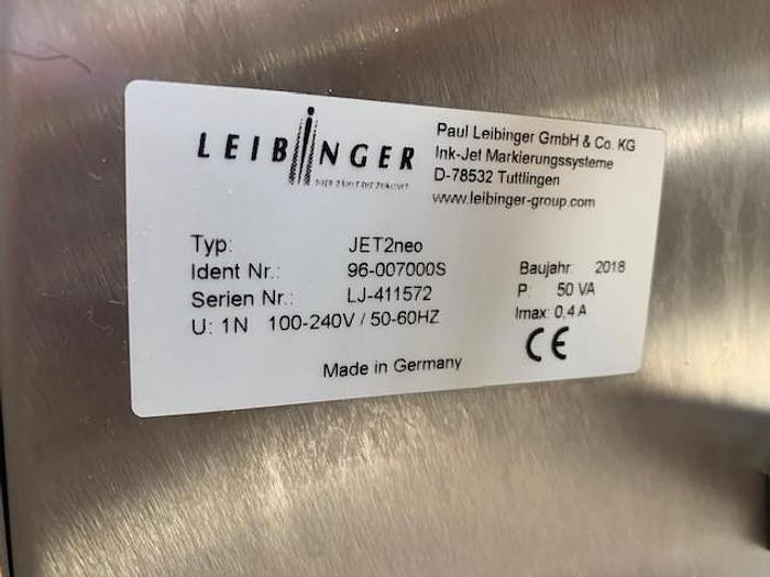 Used 2018 Leibinger Jet 2 Neo Ink Jet Printer