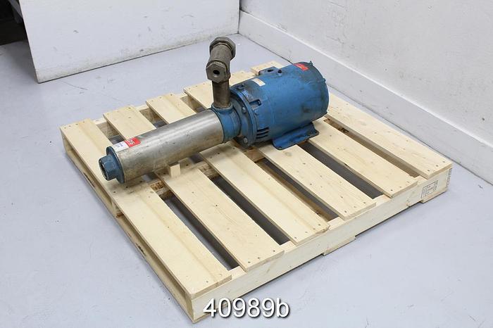 Used Goulds 45HB11135 Multi Stage Booster Pump #40989