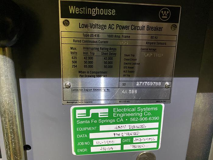 Used WESTINGHOUSE TRANSFORMER